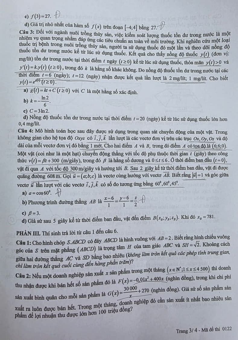 Đáp án thi tốt nghiệp THPT môn Toán năm 2025 - Giải mã độ khó 5 3 1