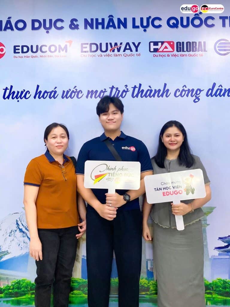 Chinh phục tiếng Đức - Mở lối trời Âu cùng học viên EduGo Hồ Chí Minh 3 Khai giang Ho Chi Minh 03