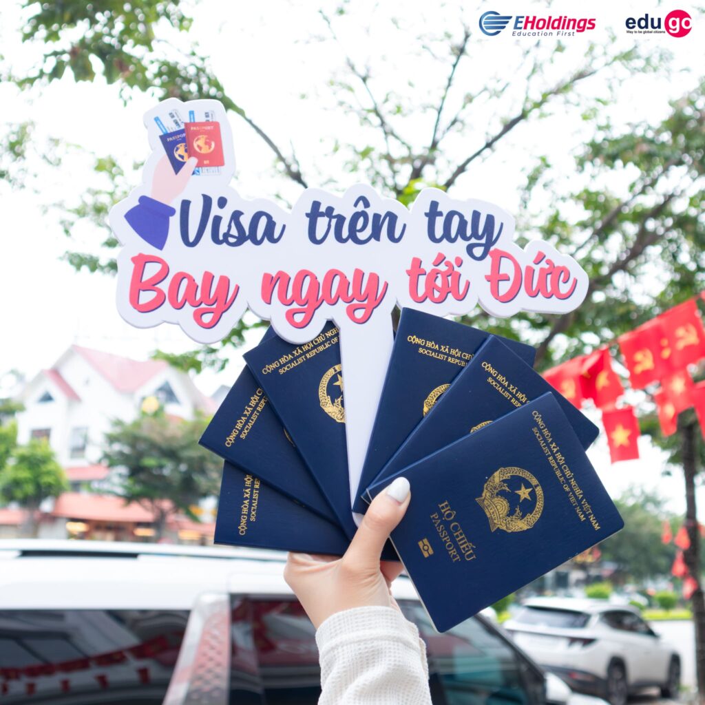 13 tấm Visa 'cập bến' thành công, nước Đức liên tục gọi tên học viên EduGo 3 051125 1