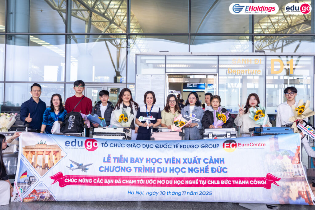 Sân bay nội bài thất thủ - Đội quân EduGo xuất cảnh thành công, chinh phục giấc mơ Đức 7 101125 38