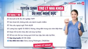 Thông báo tuyển sinh chương trình du học nghề Đức ngành Trợ lý nha khoa làm việc tại bang Thüringen, CHLB Đức 3 z7871844625835 3aa5fe379bb55a13cef4f6fe1bccb641 1